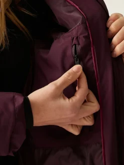 Rood - Eloria zware waterafstotende stretchy jas*Regatta New