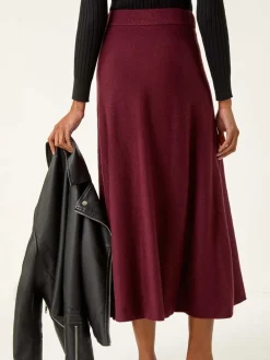 - Shimmer Knit Midi Skirt*Roman Sale