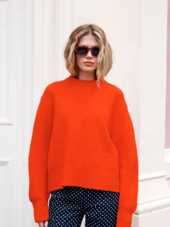 - Scarf Layer Lace Trim Knitted Jumper*Next Best