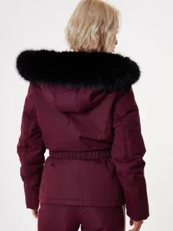 - - Gewatteerde ski-jas met riem*Threadbare Outlet