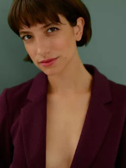 Rood - blazer met aansluitende pasvorm*VERO MODA New