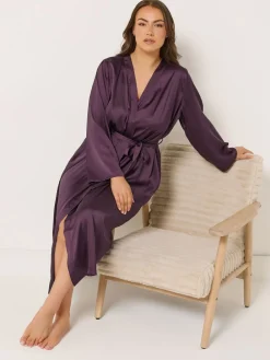 - - Satijnen kamerjas*Yours Curve