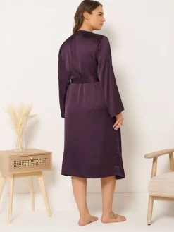 - - Satijnen kamerjas*Yours Curve