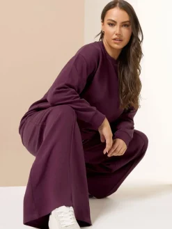 - Crew Neck Sweatshirt Joggers Set*Yours Curve Sale