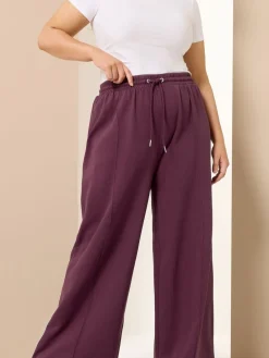 - joggingbroek met wijde pijpen*Yours Curve Discount