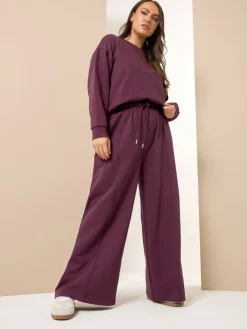 - joggingbroek met wijde pijpen*Yours Curve Discount