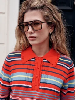 - Soft Touch Cotton Rich Frill Polo Top*Next Best