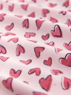 Rood met hartjesprint - Pyjama met korte mouwen*Next Online