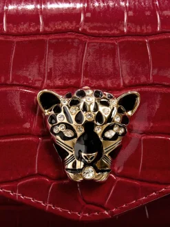 Rood met krokodillenleereffect - Clutch Bag*Lipsy Best