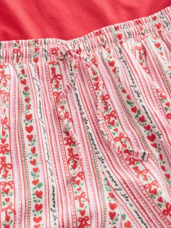 Rood met print - Pyjama met korte mouwen*Next Sale