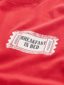 Rood met print - Pyjama met korte mouwen*Next Sale