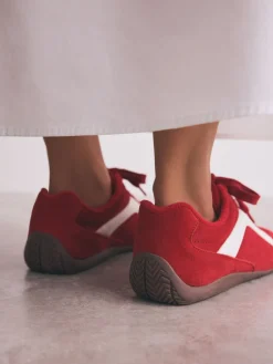 - Forever Comfort® Leather Slimsole Lace-Up Trainers*Next Outlet