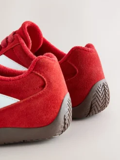 - Forever Comfort® Leather Slimsole Lace-Up Trainers*Next Outlet