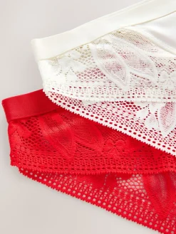 - Verpakking van 2 slipjes van microvezel en kant*Next Hot