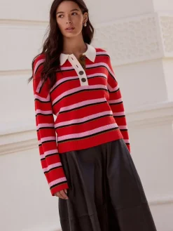 - 100% Wool N.Premium Polo Jumper*Next New