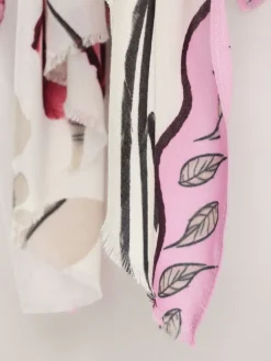 Rose Floral White - Lichte sjaal*Next Hot