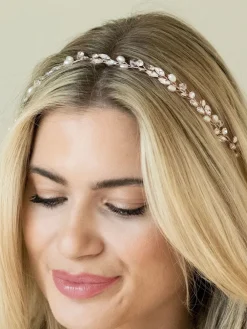 - bohemia haarband met kristallen en parels*Ivory & Co Best