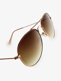 Roségoudkleurig - Klassieke pilotenzonnebril*Next