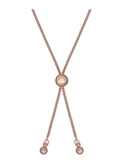 Roségoudkleurig - Tone Melrah: Iconische kristallen schuifarmband, heldere kristallen*Ted Baker Outlet