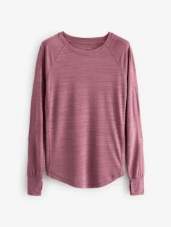 Roze - Actieve lichte top met lange mouwen*Next Sale