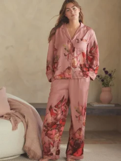 - - Satijnen pyjama met knopen*B by Ted Baker Discount