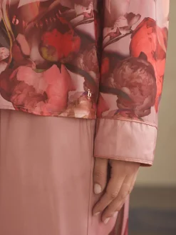 - - Satijnen pyjama met knopen*B by Ted Baker Discount