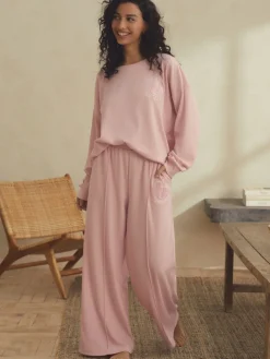 - pyjama's van geborstelde katoenblend met wafelstof*B by Ted Baker Hot