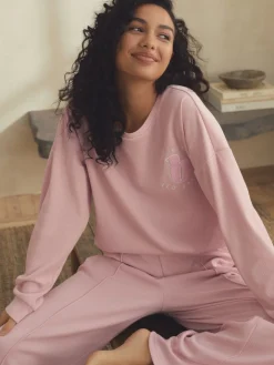 - pyjama's van geborstelde katoenblend met wafelstof*B by Ted Baker Hot