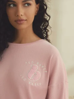 - pyjama's van geborstelde katoenblend met wafelstof*B by Ted Baker Hot