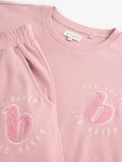 - pyjama's van geborstelde katoenblend met wafelstof*B by Ted Baker Hot