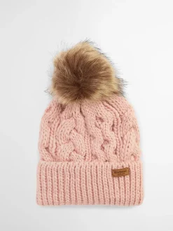Roze - ® Pom Benie Hat*Barbour New