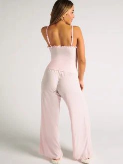 - Rib Frill Cami & Pant Pyjama Set*Boux Avenue New