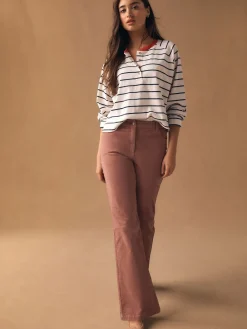 - Corduroy boot cut broek*Next