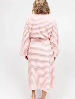 - Striped Sealskin Fleecy Dressing Gown*Cyberjammies New