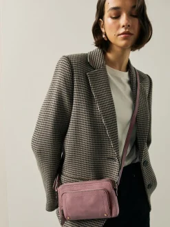 - Double Zip Cross-Body Faux Suede Bag*Next Outlet