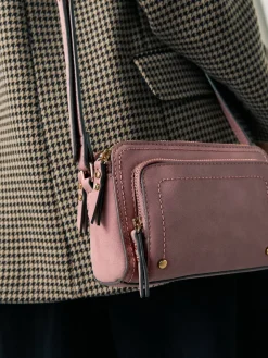 - Double Zip Cross-Body Faux Suede Bag*Next Outlet