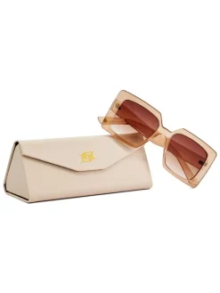 - Glitzy Diamanté Rectangular Sunglasses*Dune London Online