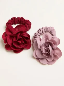 - FatFace 2 Pack Corsage Hair Ties*Fat Face