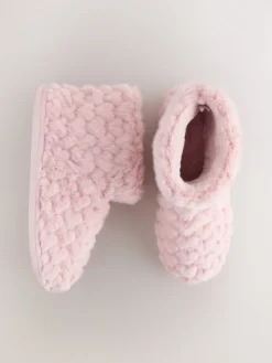 - Faux Fur Heart Slipper Boots*Next Clearance