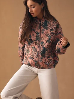 - Floral Jacquard Bomber Jacket*Next Sale