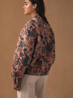- Floral Jacquard Bomber Jacket*Next Sale