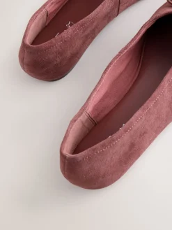- Forever Comfort® Suede High Cut Ballet Flats*Next Sale