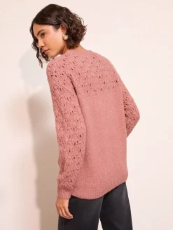 - Pointelle trui met stiksels*Friends Like These Outlet