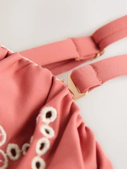 - Geborduurd bandeaubadpak met ruches en buikcorrectie*Next Outlet