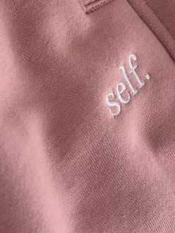 Roze - Joggingbroek met banden*self. Hot