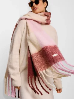 - Oversized Checked Tassel Scarf*Katie Loxton Clearance