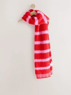 - Knitted Wool Blend Striped Scarf*Next Discount