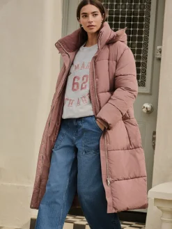 - Lange regenbestendige gewatteerde jas*Next Clearance