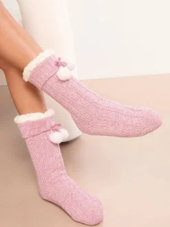 - Cosy Chenille Slipper Socks*Lipsy Clearance