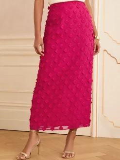 - 3D midirok met bloemenprint*Love & Roses Discount